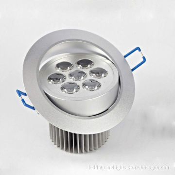 7w Led Ceiling Downlights / Led Ceiling Lamp For Restaurant , High Efficiency